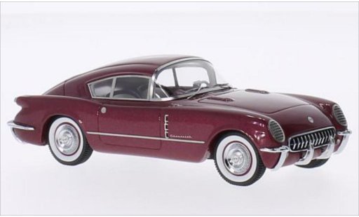 Chevrolet Corvette concept 1/43 Matrix C1 Corvair metallise rouge 1954 miniature