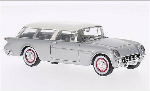 Chevrolet Corvette Convertible 1/43 Neo C1 Nomad grise/blanche 1954 miniature