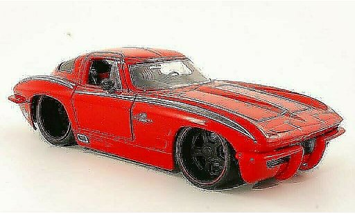 Chevrolet Corvette Stingray 1/24 Jada Toys C2 Sting Ray rouge 1963 miniature