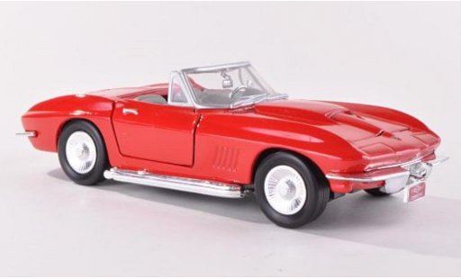 Chevrolet Corvette Convertible 1/24 Motormax C2 Cabriolet (C2) rouge miniature