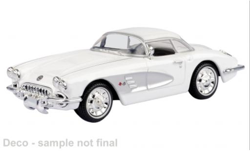 Chevrolet Corvette 1/43 Motormax blanche 1958 1:43 miniature