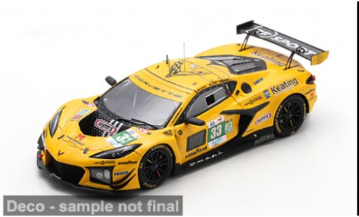 Chevrolet Corvette 1/43 Spark Z06 GT3.R Le Mans 24h Le Mans 2025 TF Sport #33 B.Keating/J.Edgar 1:43 miniature