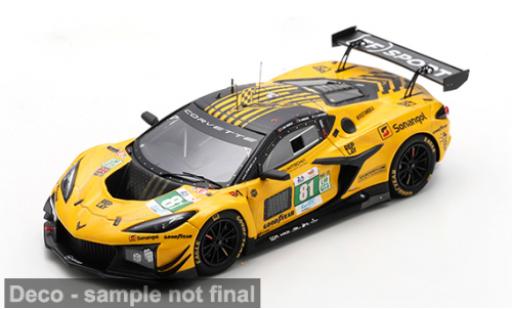 Chevrolet Corvette 1/43 Spark Z06 GT3.R Le Mans 24h Le Mans 2025 TF Sport #81 T.van Rompuy/R.Andrade 1:43 miniature