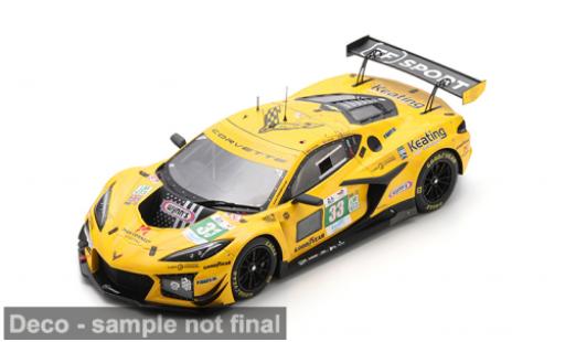 Chevrolet Corvette 1/18 Spark Z06 LMGT3 24h Le Mans 2025 #33 B.Keating/J.Edgar 1:18 miniature