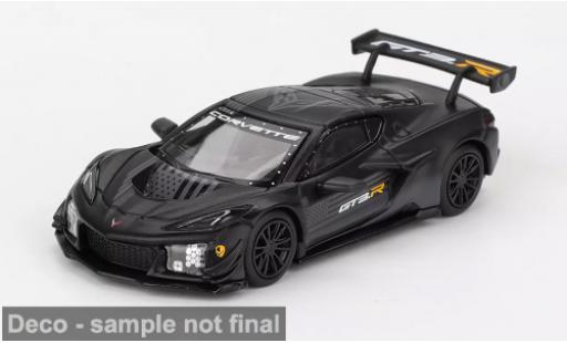 Chevrolet Corvette 1/64 Mini GT Z06 noire 2025 1:64 miniature