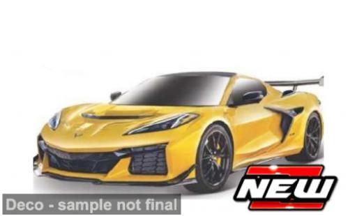 Chevrolet Corvette 1/24 Maisto ZR1 jaune 1:24 miniature