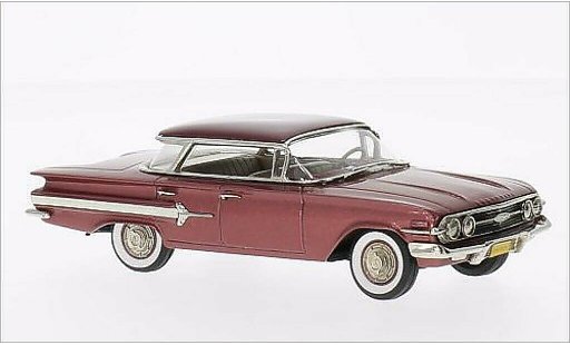 Chevrolet Impala Sedan 1/43 Brooklin 4-door Hardtop Sports metallise rose/rouge 1960 miniature