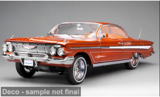 Chevrolet Impala 1/18 Sun Star Cabriolet Lowrider orange 1961 1:18 miniature