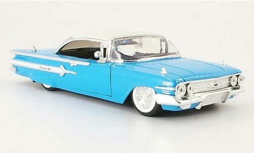 Chevrolet Impala SS 1/24 Jada Toys bleu/blanche 1960 miniature