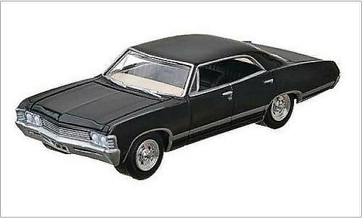 Chevrolet Impala Sedan 1/64 Greenlight Sport noire 1967 miniature