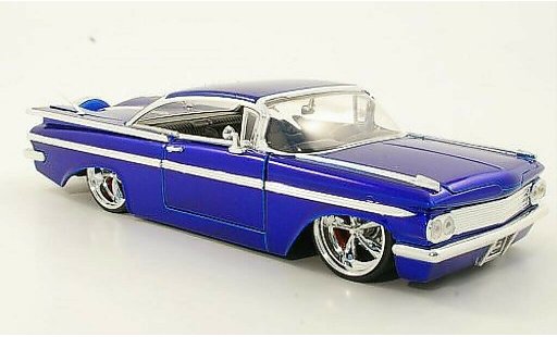 Chevrolet Impala tuning 1/24 Jada Toys bleu 1959 miniature