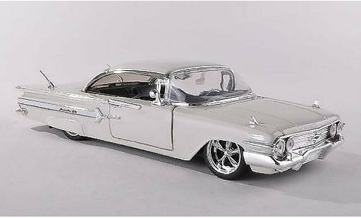 Chevrolet Impala SS 1/24 Jada Toys blanche 1960 miniature