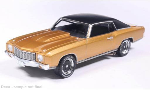 Chevrolet Monte Carlo 1/43 IXO gold/noire 1971 1:43 miniature