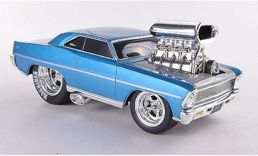 Chevrolet Nova SS 1/24 Maisto bleu 1967 miniature