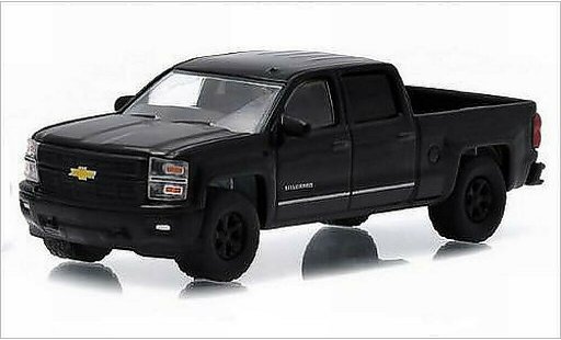 Chevrolet Silverado pickup 1/64 Greenlight 1500 noire 2015 miniature