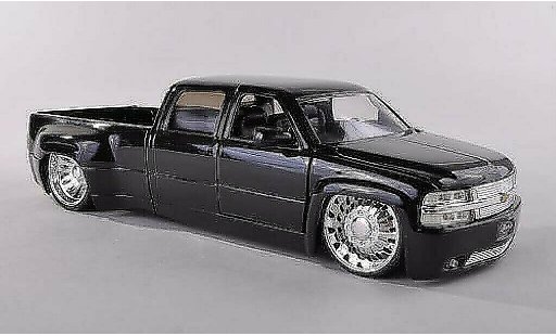 Chevrolet Silverado pickup 1/24 Jada Toys Dooley noire 1999 miniature