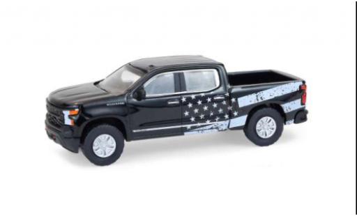 Chevrolet Silverado 1/64 Greenlight bleue/bleue 2023 1:64 miniature