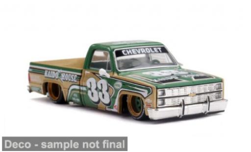 Chevrolet Silverado 1/64 Mini GT Kaido Intimidator V2 verte/marron 1980 1:64 miniature