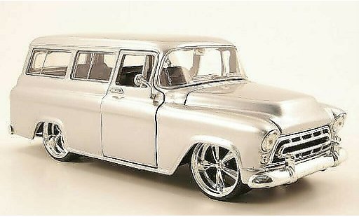 Chevrolet Suburban suv 1/24 Jada Toys grise 1957 miniature