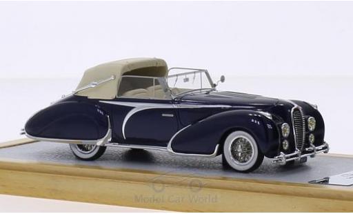 Miniature Delahaye 135 1/43 Chromes Cabriolet Figoni Falaschi bleue RHD 1948 El Glaoui sn800954 Verdeck halb geschlossen Delahaye 135 1/43 Chromes Cabriolet Figoni Falaschi bleue RHD 1948 El Glaoui sn800954 Verdeck halb geschlossen miniature