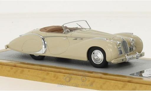 Miniature Talbot Lago 1/43 Chromes T26 Cabriolet Grand Sport Saoutchik beige RHD 1950 sn110120 Talbot Lago 1/43 Chromes T26 Cabriolet Grand Sport Saoutchik beige RHD 1950 sn110120 miniature