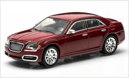 Chrysler 300C Sedan 1/64 Greenlight metallise rouge 2013 miniature