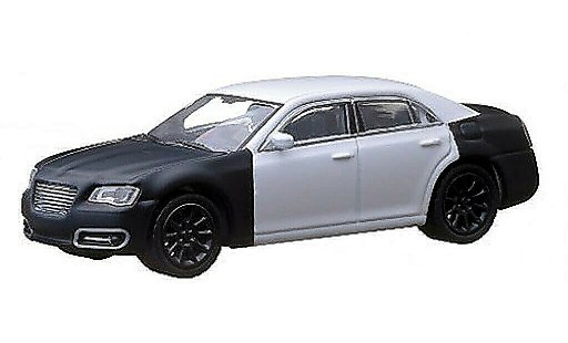 Chrysler 300C Sedan 1/64 Greenlight blanche/mat-noire 2013 miniature