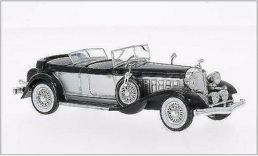 Chrysler Imperial Phaeton 1/43 WhiteBox Le Baron grise/noire 1933 miniature
