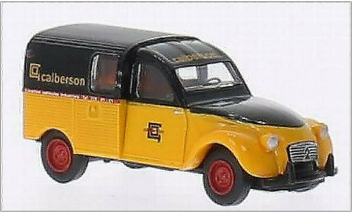 Citroen 2CV Fourgonnette 1/87 Brekina AZU Calberson miniature