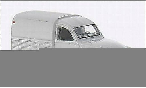 Citroen 2CV Fourgonnette 1/87 Brekina AZU grise miniature
