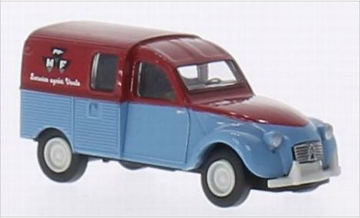 Citroen 2CV Fourgonnette 1/87 Brekina AZU Massey Ferguson miniature