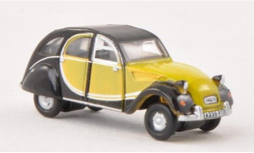 Citroen 2CV Charleston 1/148 Oxford jaune/noire 1950 miniature