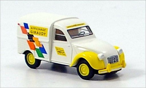 Citroen 2CV Fourgonnette 1/87 Brekina fourgon Giraudy miniature