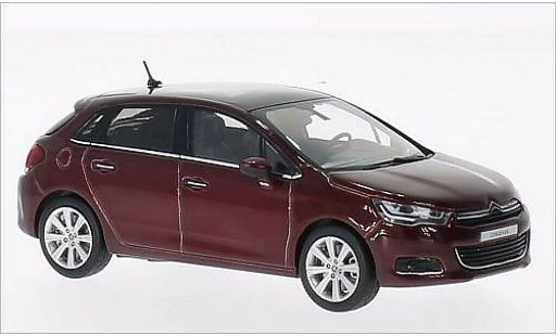 Citroen C4 Berline 1/43 Norev metallise rouge 2015 miniature