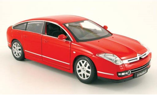 Citroen C6 Berline 1/20 Burago rouge (1:20) miniature