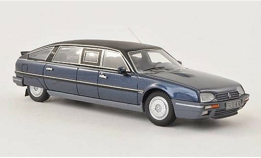 Citroen CX Berline 1/43 Matrix Tissier DDR bleu/mat-noire 1986 miniature