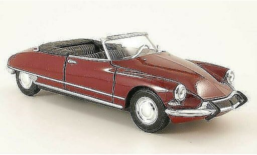 Citroen DS 19 1/24 Welly Cabriolet rouge ouvert miniature
