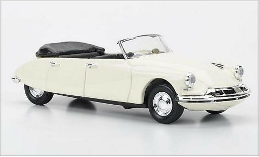 Citroen DS 19 1/43 Rio Cabriolet Reutter 4-Turer blanche 1960 miniature