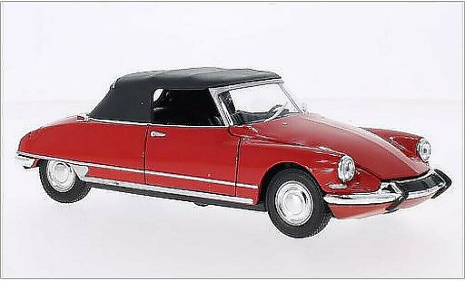Citroen DS 19 1/24 Welly Cabriolet rouge miniature