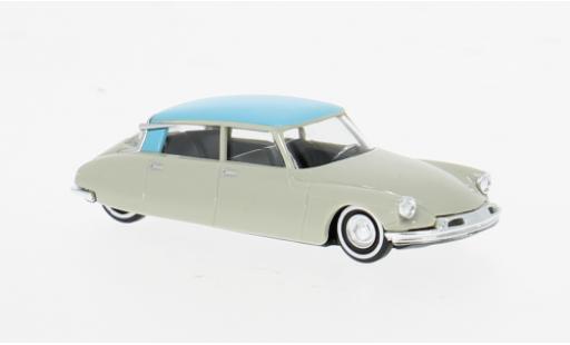 Citroen DS 1/87 Busch 19 grise/bleue 1955 1:87 miniature