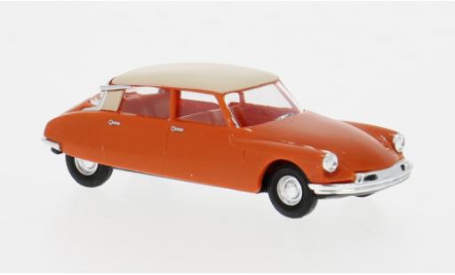 Citroen DS 1/87 Busch 19 orange/beige 1955 1:87 miniature