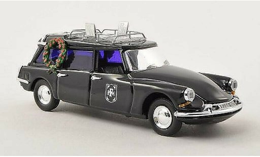 Citroen DS corbillard 1/43 Rio Break Bestattungswagen noire miniature