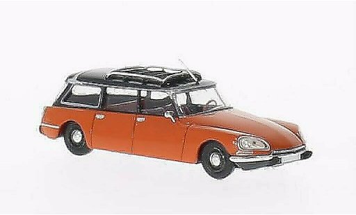 Citroen DS Break 1/87 Brekina orange/noire miniature