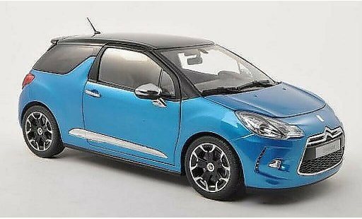 DS Automobiles DS3 Berline 1/18 Norev bleu/noire 2011 miniature