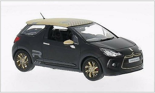 DS Automobiles DS3 Racing 1/43 Norev mat-noire/mat-gold 2013 miniature