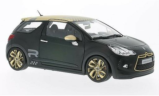 DS Automobiles DS3 Racing 1/18 Norev mat-noire avec Golddeko 2013 miniature