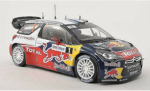 DS Automobiles DS3 WRC 1/18 Norev No.1 Red Bull Rally Frankreich 2012 /D.Elena miniature