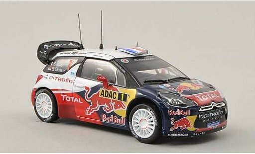DS Automobiles DS3 WRC 1/43 Norev No.1 Red Bull / Total Rally Allemagne 2012 /D.Elena miniature