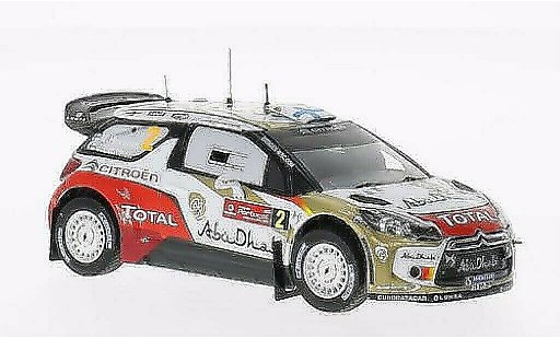 DS Automobiles DS3 WRC 1/43 IXO No.2 Abu Dhabi Rally Portugal 2013 /J.Lehtinen miniature