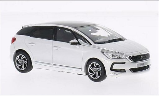 DS Automobiles DS5 Berline 1/43 Norev metallise blanche 2015 miniature